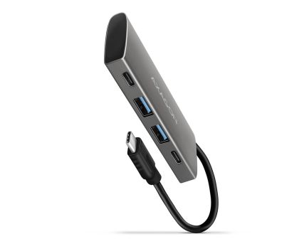 Hub USB AXAGON HMC-4G2, USB 10Gbps hub, porty 2x USB-A, 2x USB-C